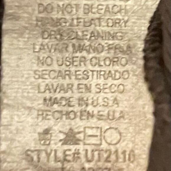 Urban X Womens Sleeveless Tank Top With Elephant & Arrow Design Acid Wash Gray - Picture 7 of 8